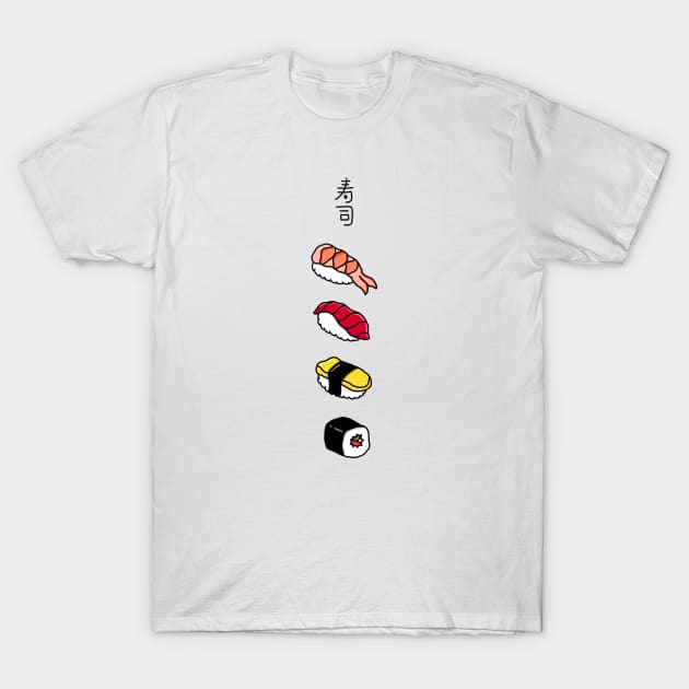 Japanese Sushi T-Shirt by Kimprut